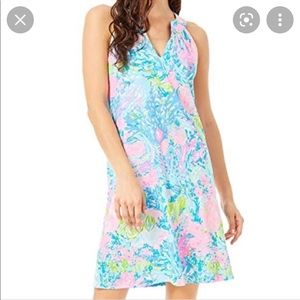 NWT Lilly Pulitzer Ross Dress, Fished My Wish, Lrg